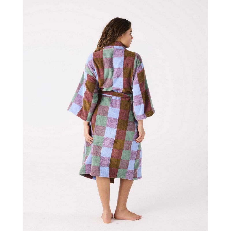 Kip&Co Bondi Tartan Terry Bath Robe image number 1